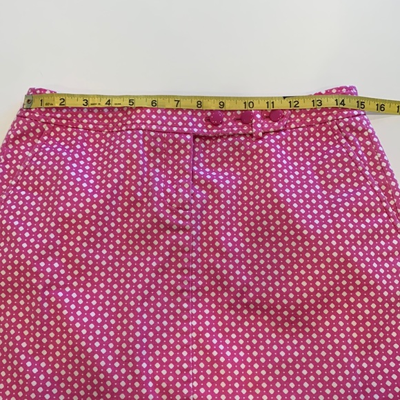 J.Crew Stretch Pink & White Mini Skirt, 4 - Picture 4 of 15
